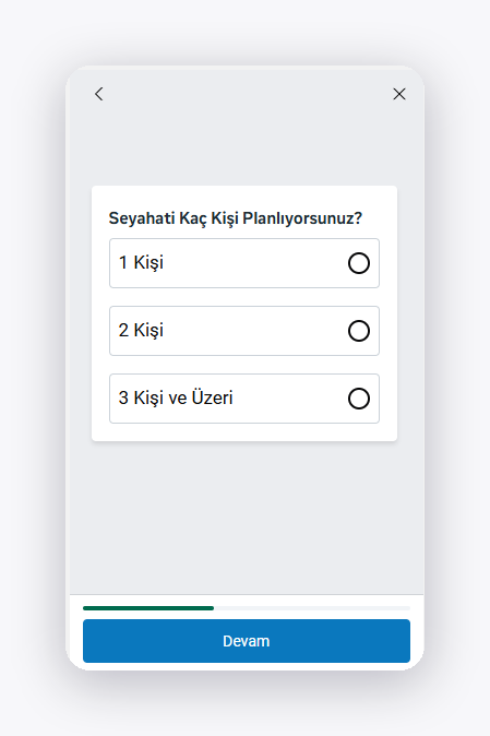Lead form step two
